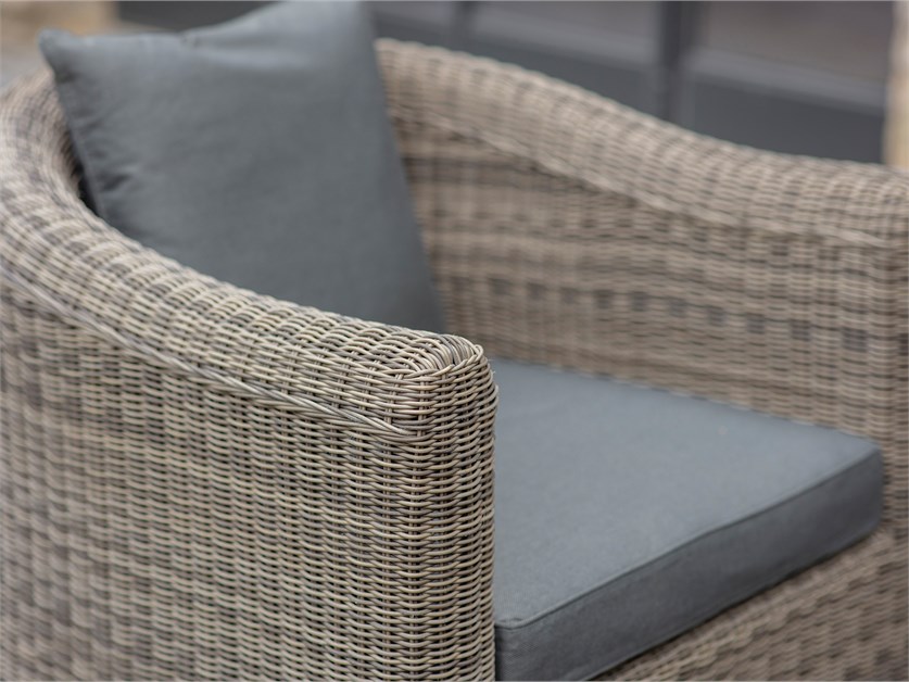 Sahara Rattan L-Shape Deluxe Sofa Set with Dual Height Table Alternative Image