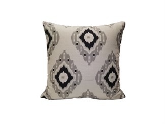 Bramblecrest Light Grey Medallion 45cm Square Scatter Cushion - Pantone ...